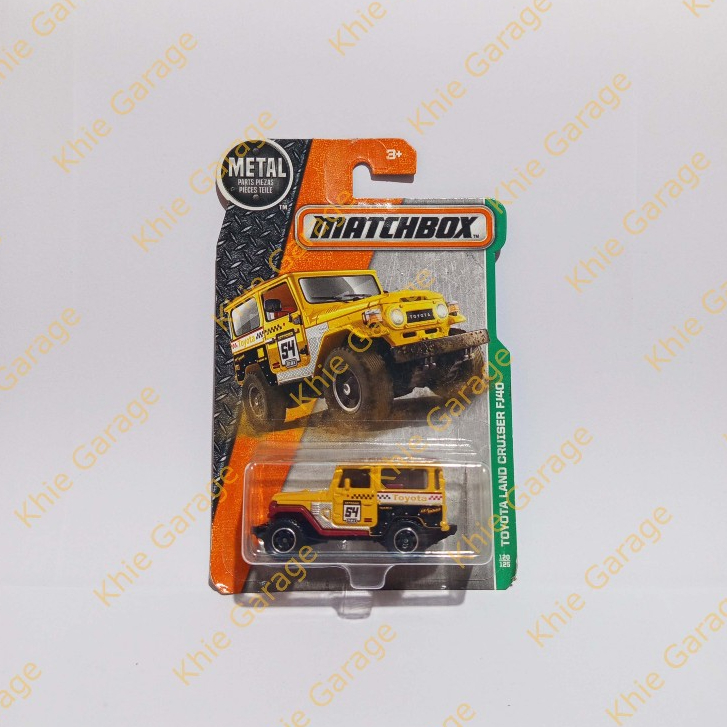 Matchbox 1968 Toyota Land Cruiser Fj40 Kuning 68 TLC Hardtop FJ 40 Series Yellow Mbx Explorers 2017
