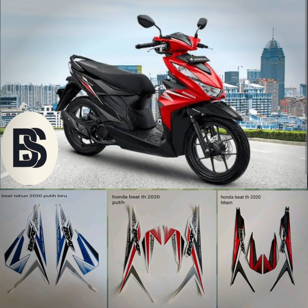 Stiker Striping Les Motor  Standart Original Beat Fi 2020