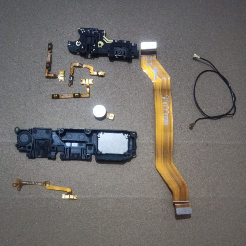 Papan Cas Board Realme5  5i C3  Flaxible Tombol Volume 5 5i C3 Flexible Tombol On Off 5 5i C3Buzzer 