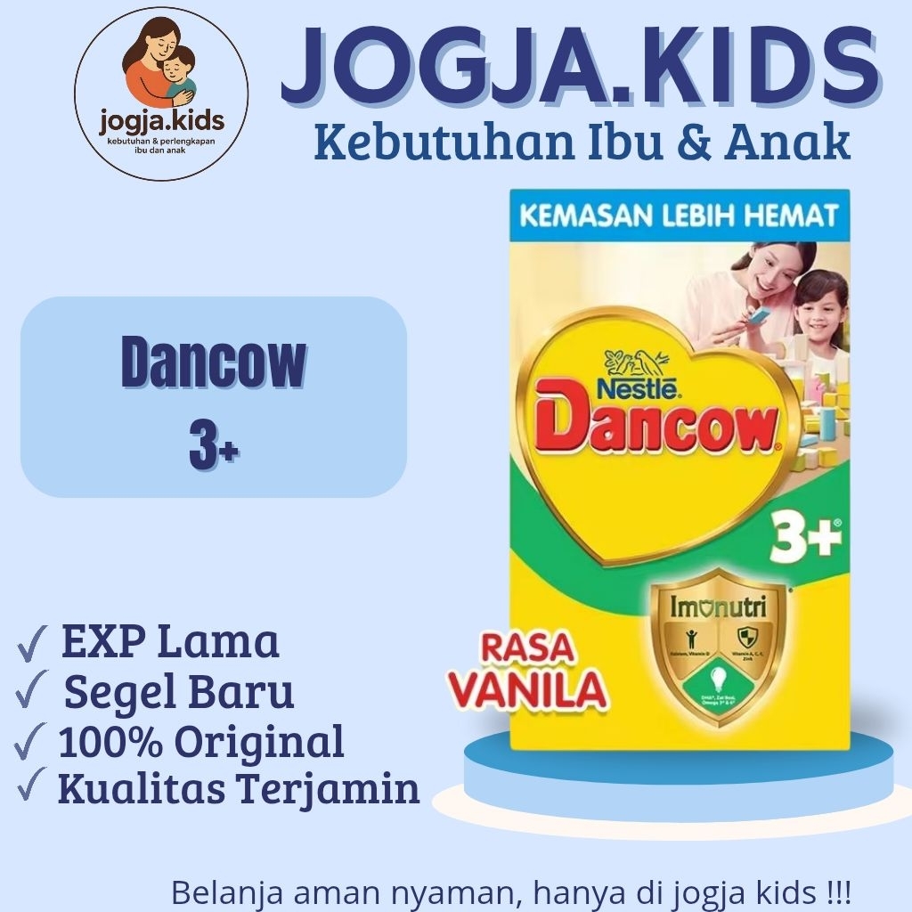 

[LANGSUNG KIRIM - TERMURAH] DANCOW 3+ 900gr VANILA ED 2027 COD INSTAN TANPA PO