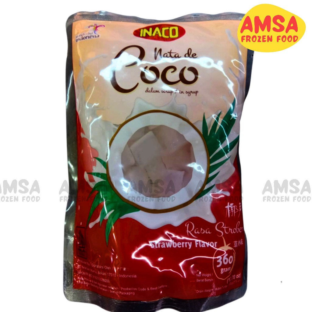 

INACO SARI KELAPA STRAWBERRY POUCH 360 GR