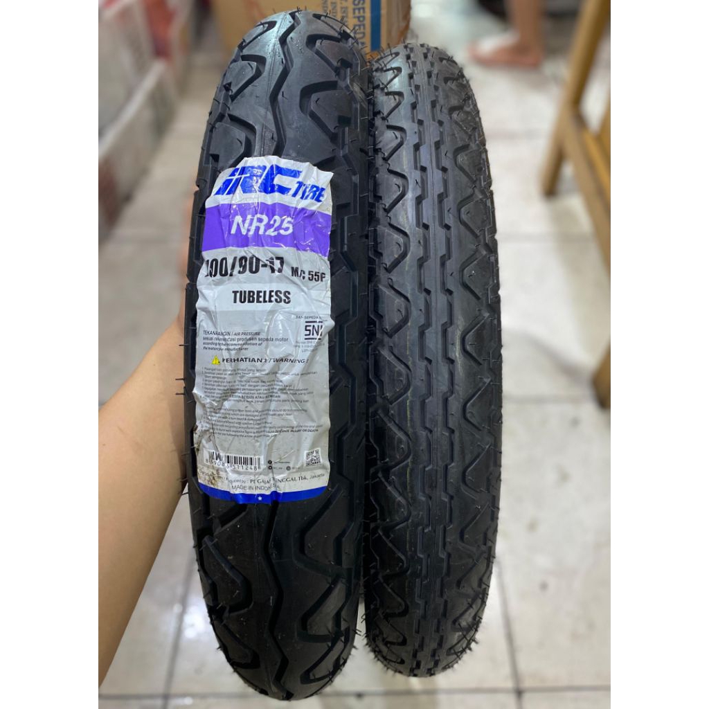 BAN LUAR IRC TUBELESS VERZA CB VERZA NF25 NR25 80 100-17 100 90 -17