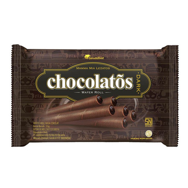 

Chocolator Dark Wafer Roll Mini 33G