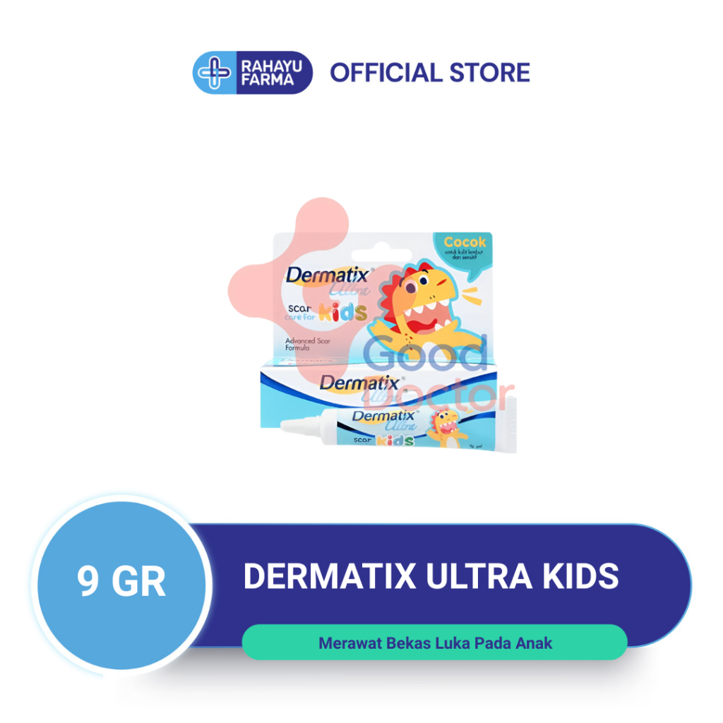 DERMATIX ULTRA KIDS 9GR – Dermatix Ultra Kids 9 gr, gel silikon khusus untuk bekas luka anak.