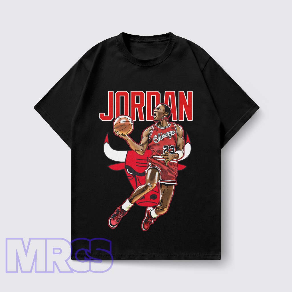 Kaos Oversize Vintage Sport Michael Jordan  Kaos Oversize Champion 23 Michael Jordan