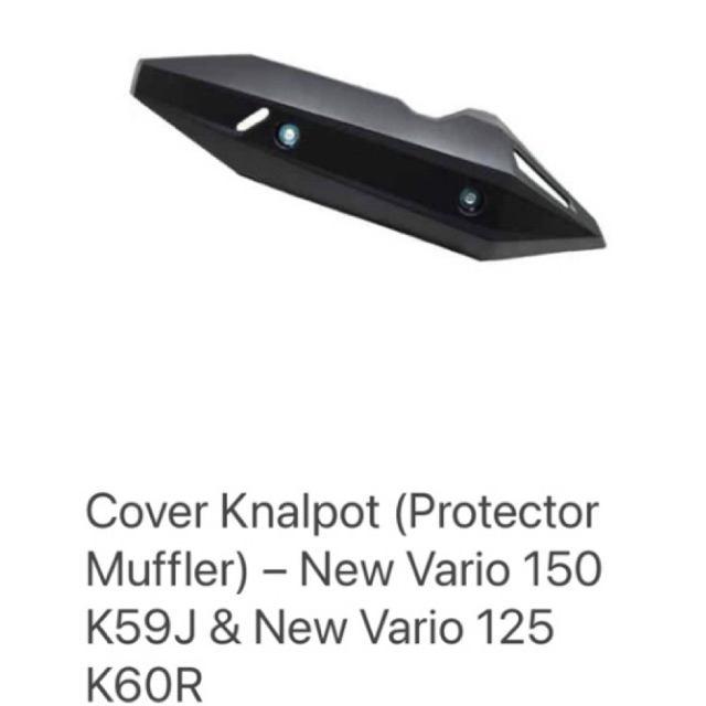 18318K59A70 Cover knalpot Vario 150 K59J