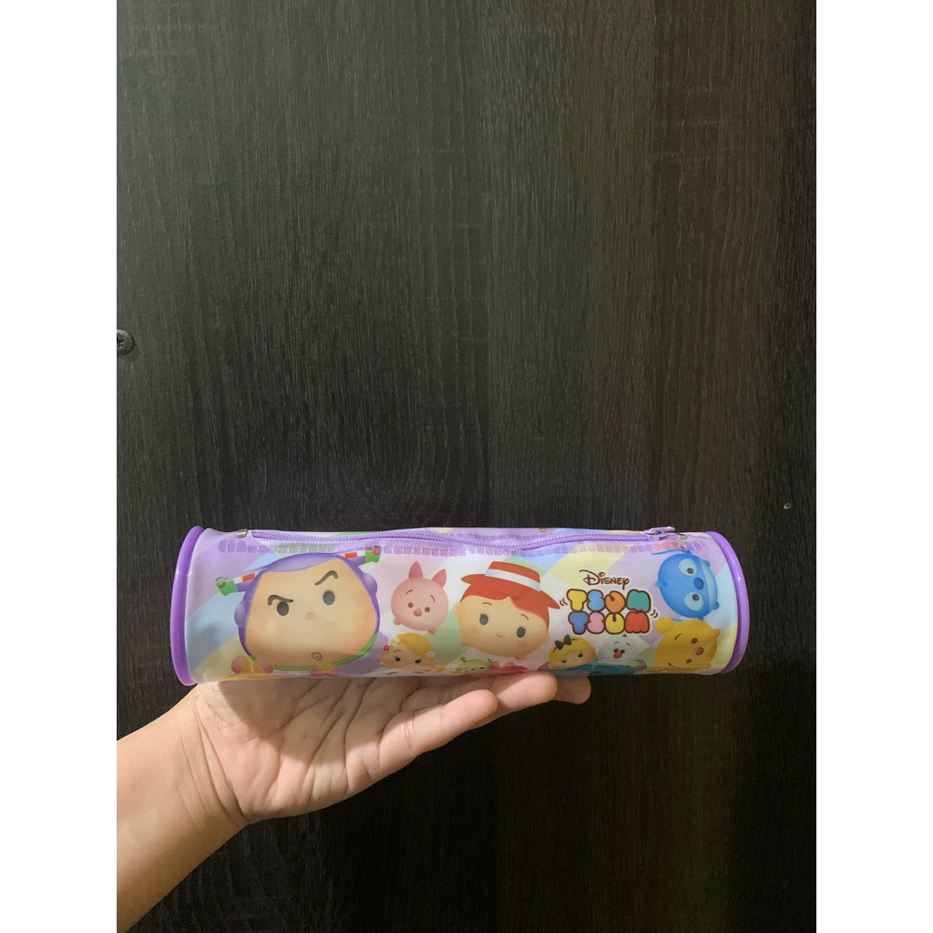 

Tempat pensil tsum tsum Disney Japan Toy story Buzz Pooh pensil case alat tulis