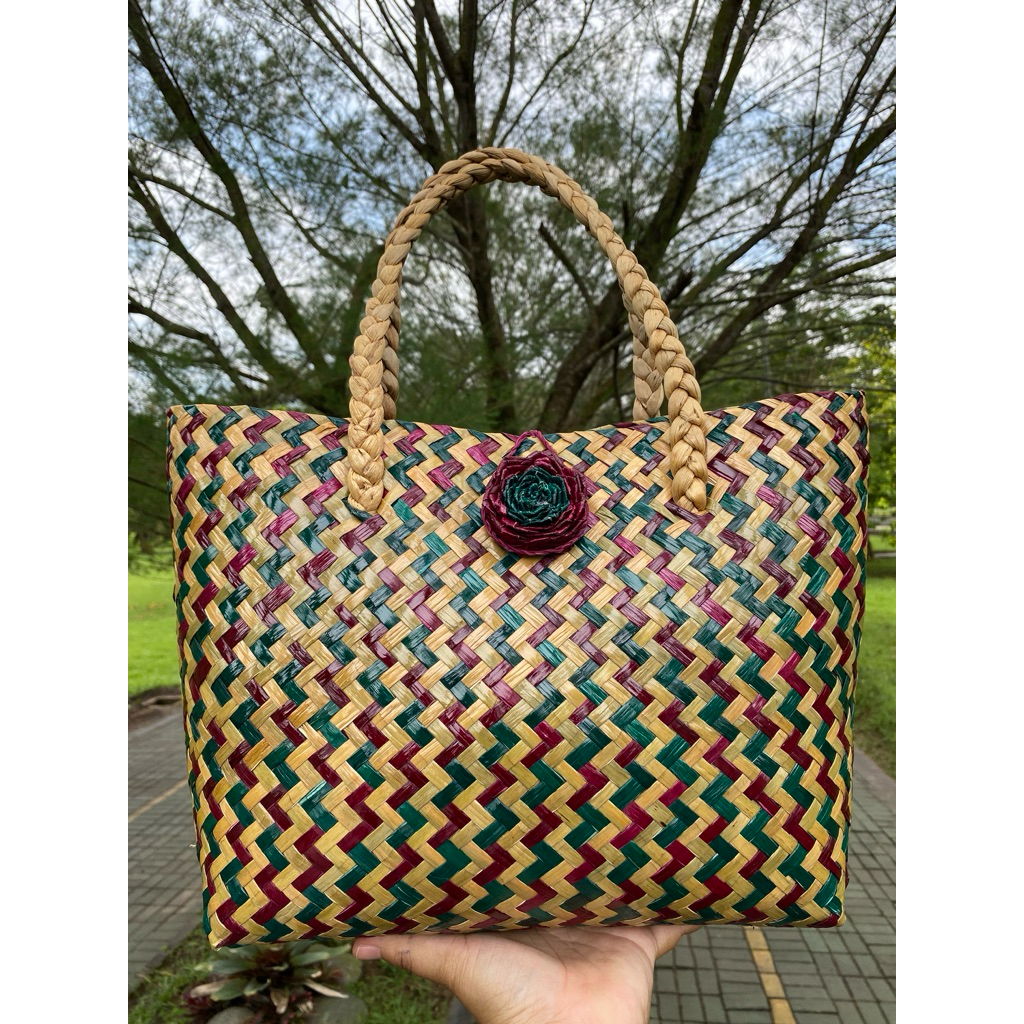 TAS PURUN ANYAMAN KHAS KALIMANTAN SELATAN 0003