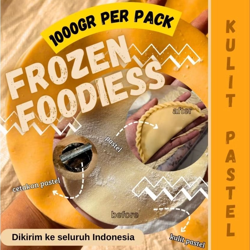 

KULIT PASTEL DIAMETER 13,5 CM 1KG (55 LEMBAR) HOMEMADE