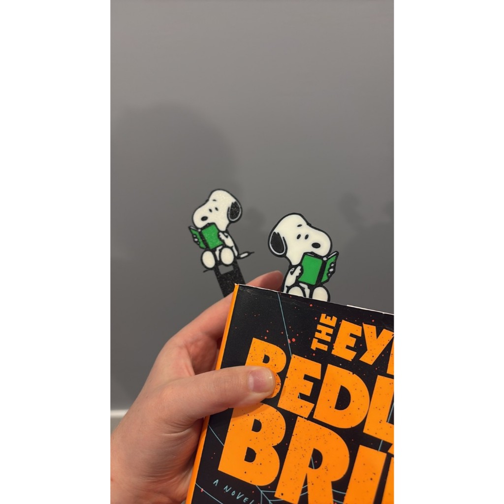 

Bookmark Snoopy | Pembatas Buku Snoopy Lucu & Imut Terbuat Dari Bahan Plastik PLA Bisa Custom Bentuk/Gambar Panjang 10 cm