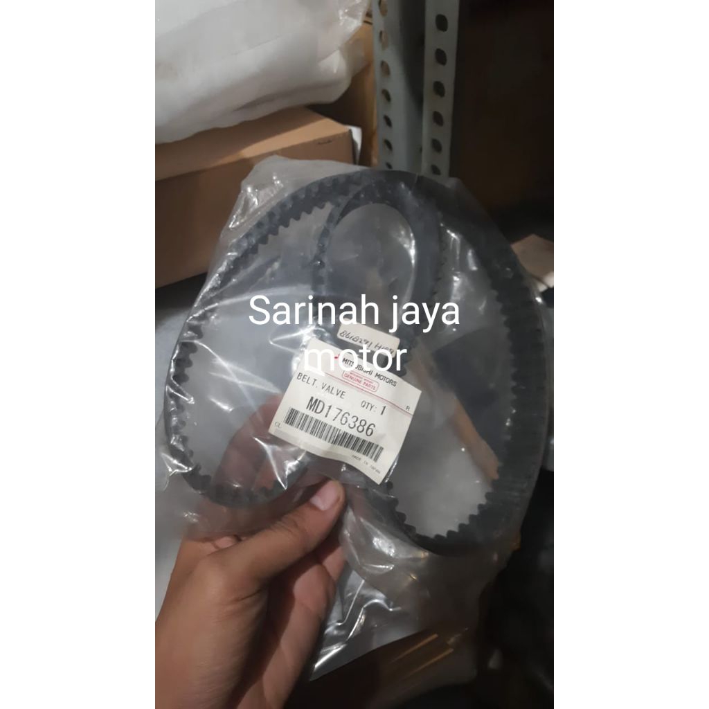 Timing belt lancer cb4 MD176386 asli original genuine part | dijamin ori 100%
