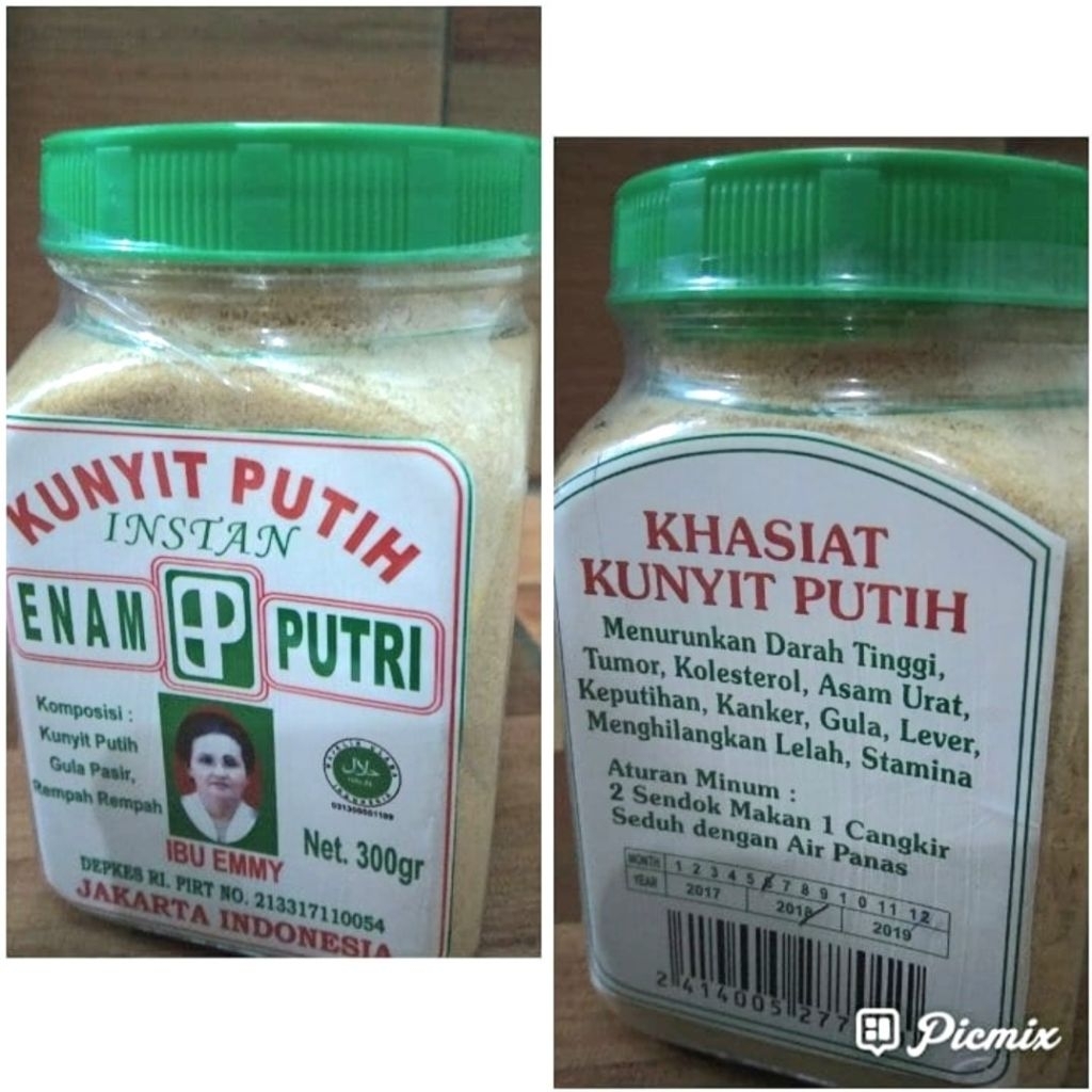 

Kunyit Putih Enam Putri ( Ibu Emmy )