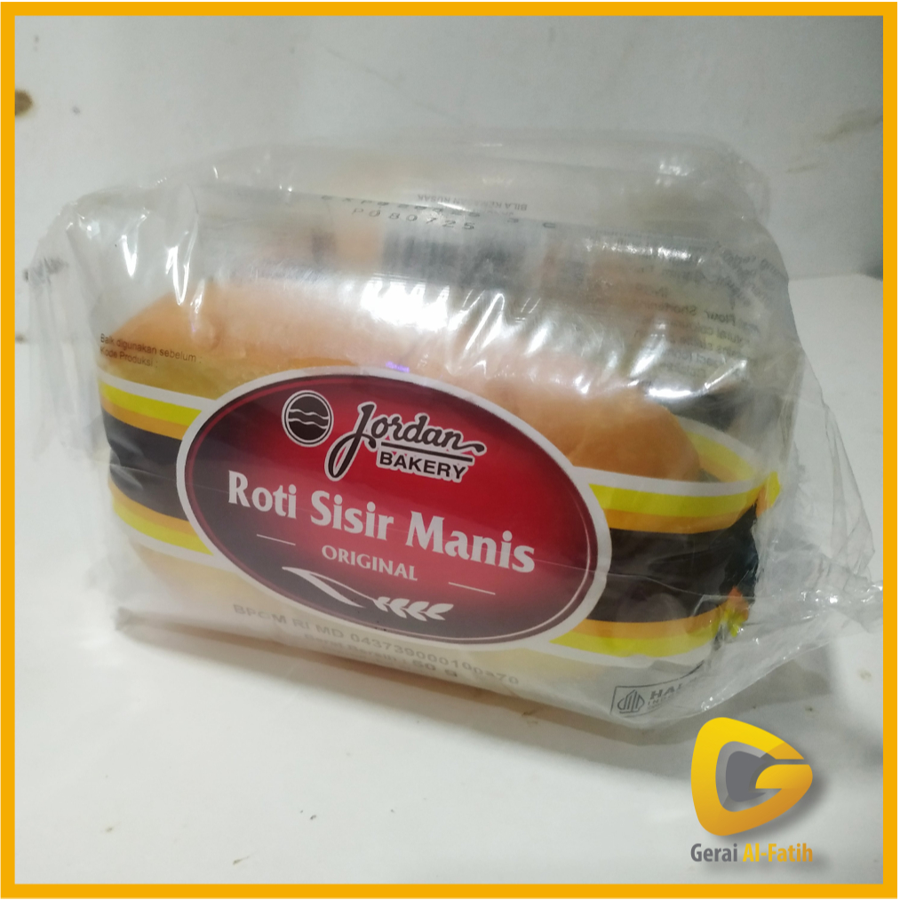 

Roti Sisir Manis 5 Pcs per Pack - Jordan Bakery - Asli Kediri