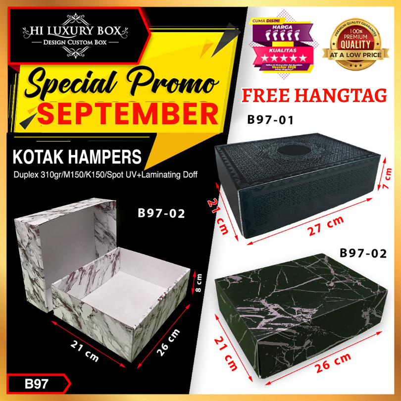 

Box Hampers - Kotak Kado - Gift box Premium - Dus Packaging - B97
