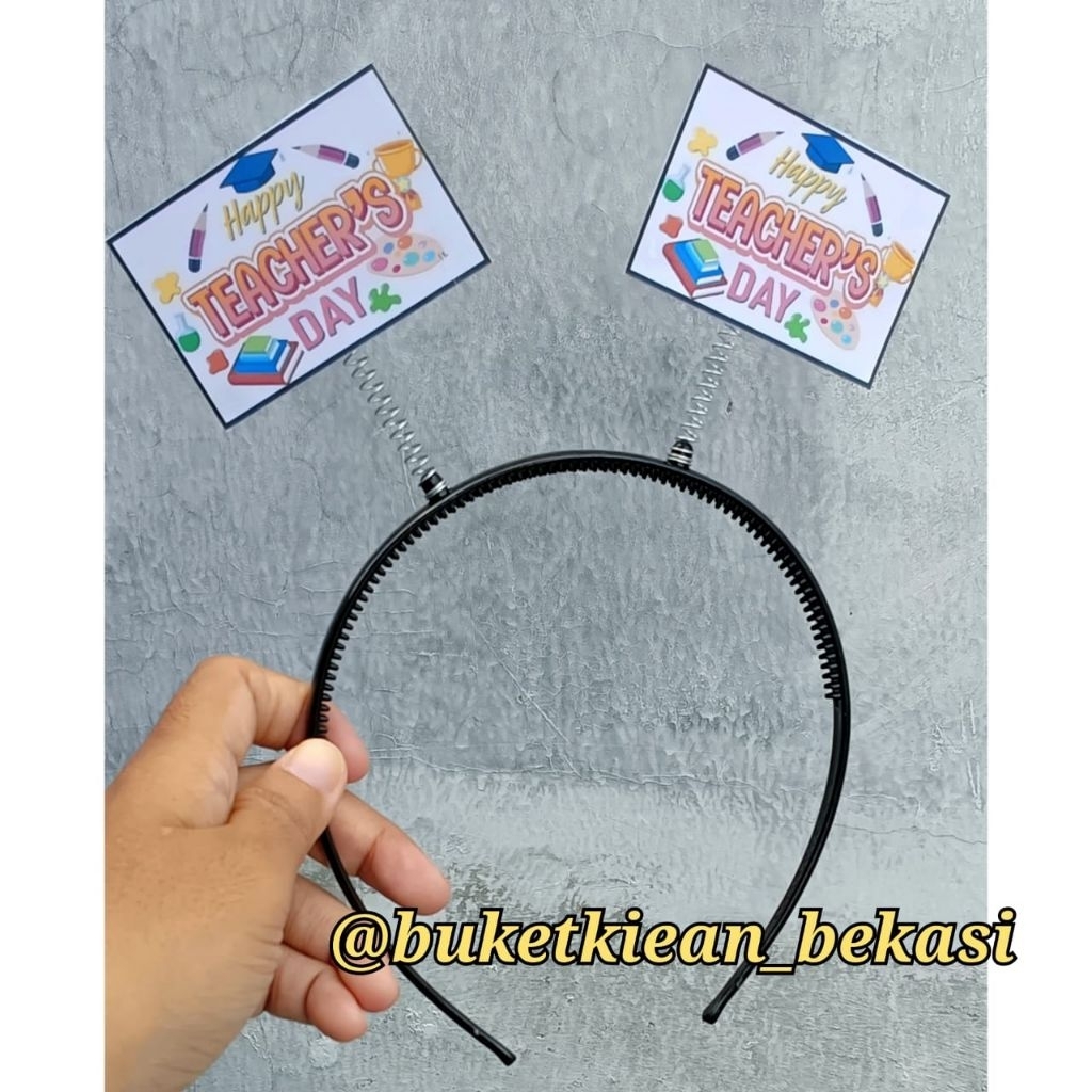 bando happy teacher day/ gift happy teacher day/ bando hari guru/ aksesoris teacher day/souvenir hap