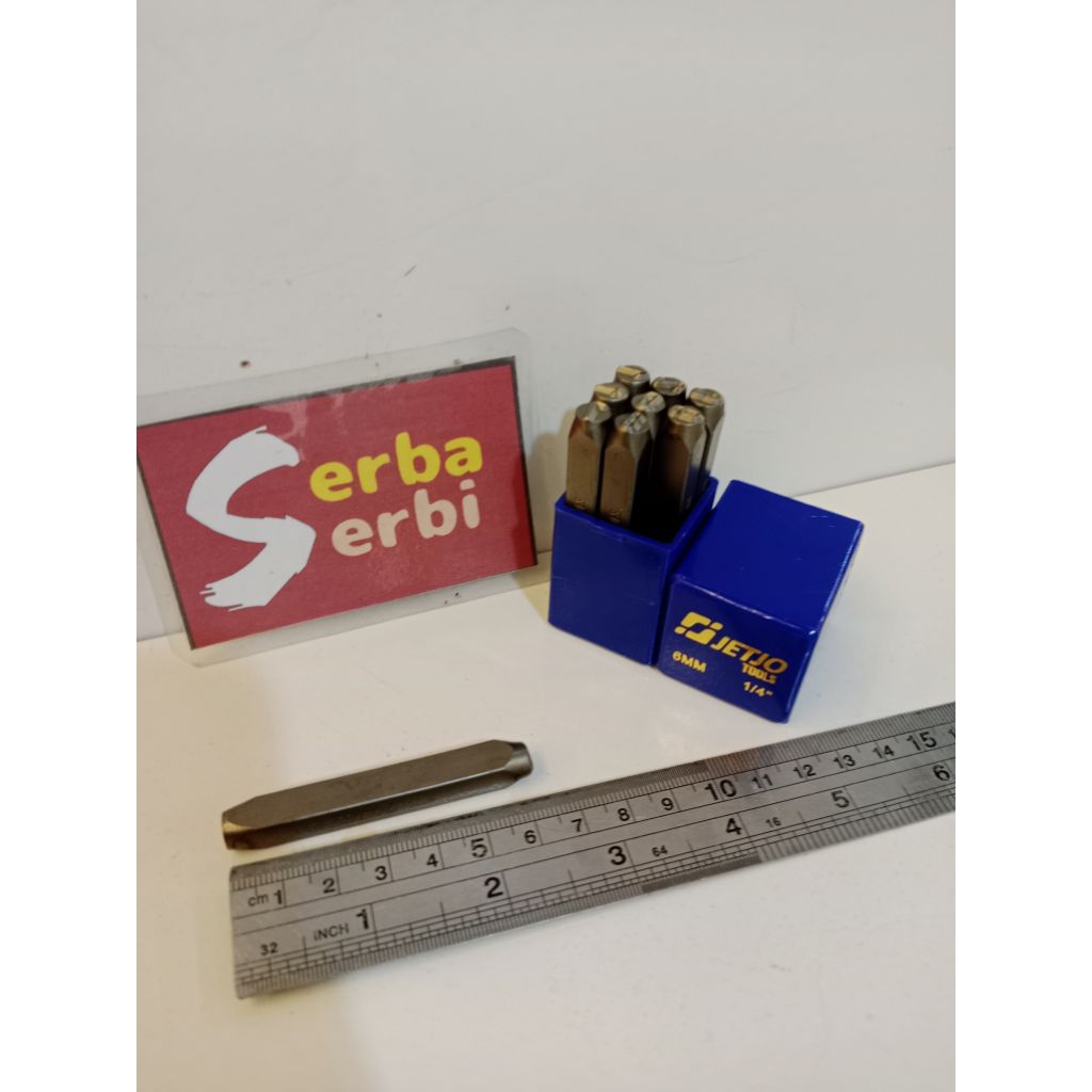 

-6MM NUMBER/ANGKA PUNCH-Mata ketuk ketok punch tool kit