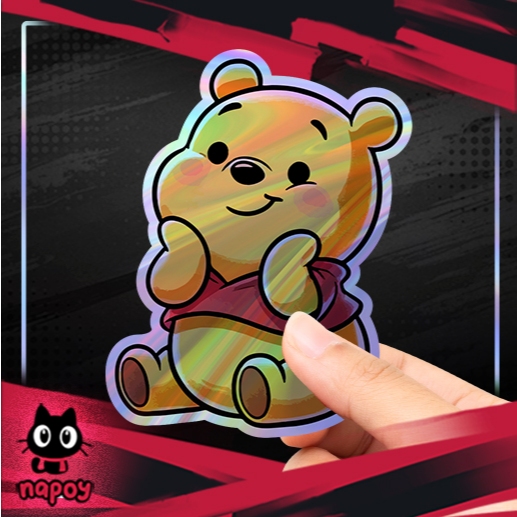 

Stiker Hologram Winnie The Pooh