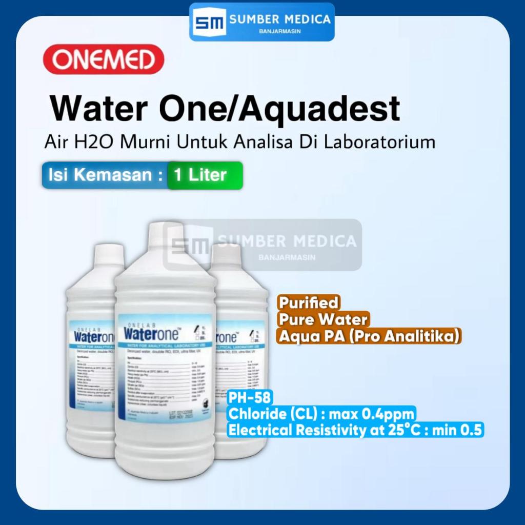ONEMED WaterOne 1 Liter / Pure Water/ Aquadest 1 Liter
