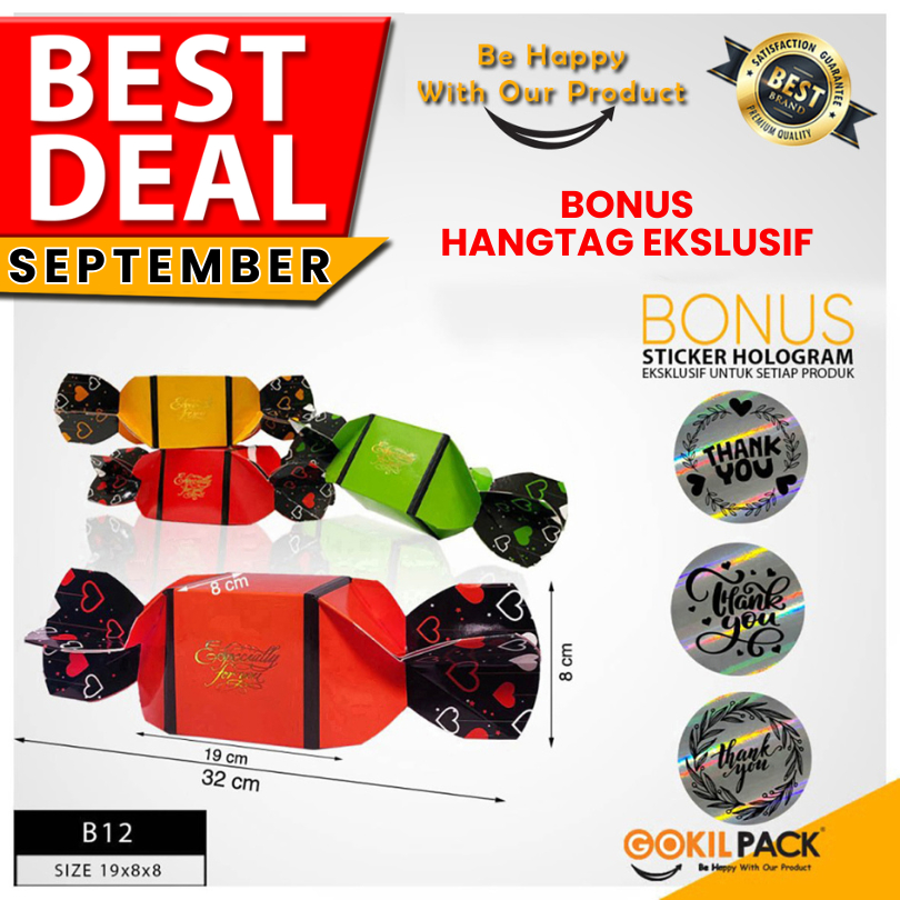 

Kotak Kado | Kotak Hadiah | Kotak Souvenir | Ivory | Murah 5 pcs 32x19x8 I B12