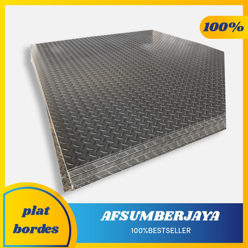 Plat bordes besi 5 x 1200 x 2400mm | full berkualitas ss400