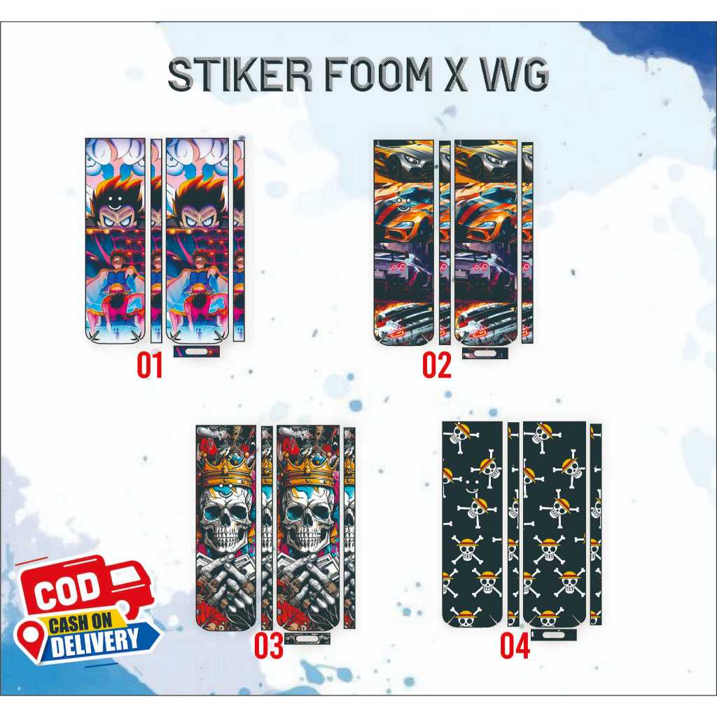 

stiker foom y | Tebal, Awet & Mudah Dipasang