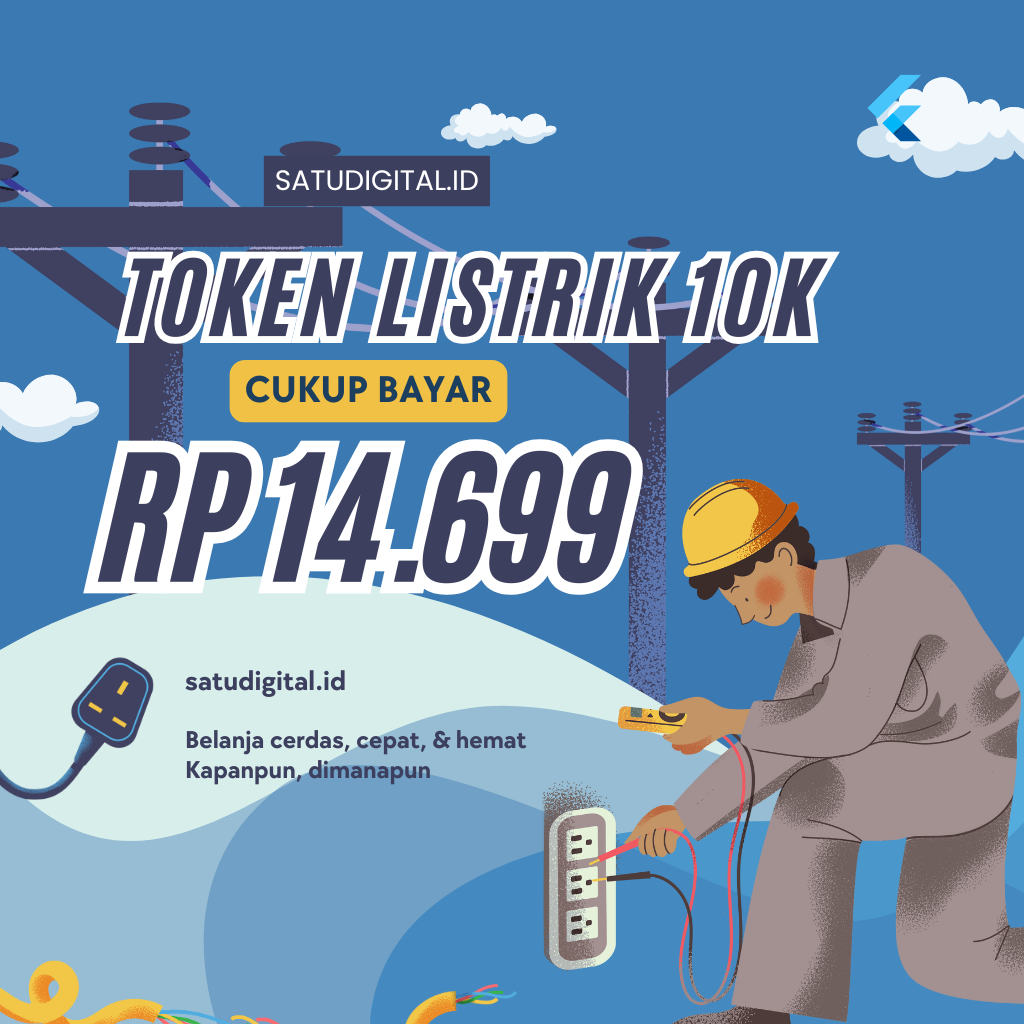 TOKEN LISTRIK TERMURAH 10K