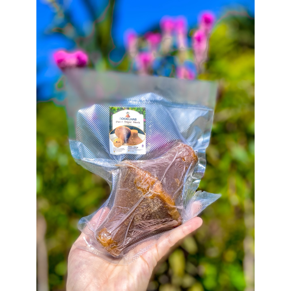 

Gula Aren Batok 350-400gr / Gula Merah Blok / Palm Sugar Block / Gula Habang / palm sugar block premium GOOELHAB
