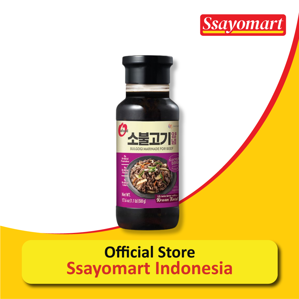 

CHUNG JUNG ONE BBQ Bulgogi Sauce for Beef 500g / Saus Bulgogi Korea untuk Daging Sapi