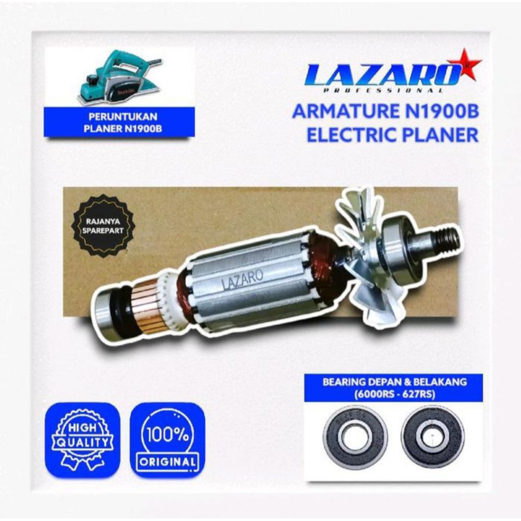 ARMATURE MESIN PLANER KAYU N1900B ANGKER MESIN SERUT KAYU N1900B