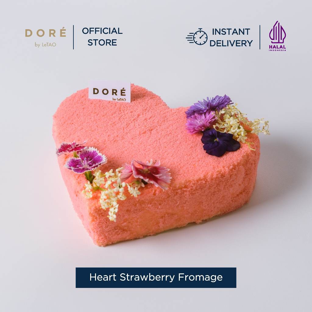 

DORE Strawberry Fromage Heart - Cheesecake
