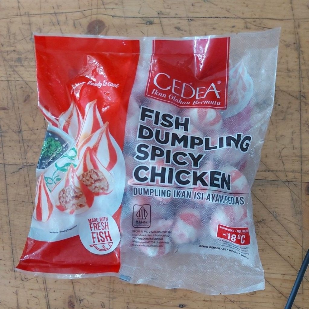 

CEDEA DUMPLING AYAM PEDAS 500GR