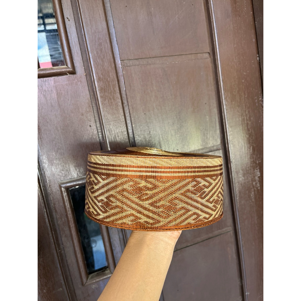 SONGKOK RECCA FULL TEMBAGA MOTIF BATIK