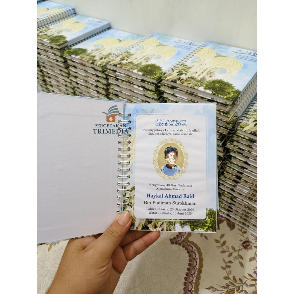 Buku Yasin Hardcover Spiral 128 AP (tanpasikubesi)