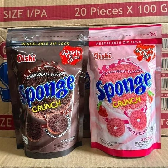 

OISHI SPONGE CRUNCH PARTY SIZE 100 GR