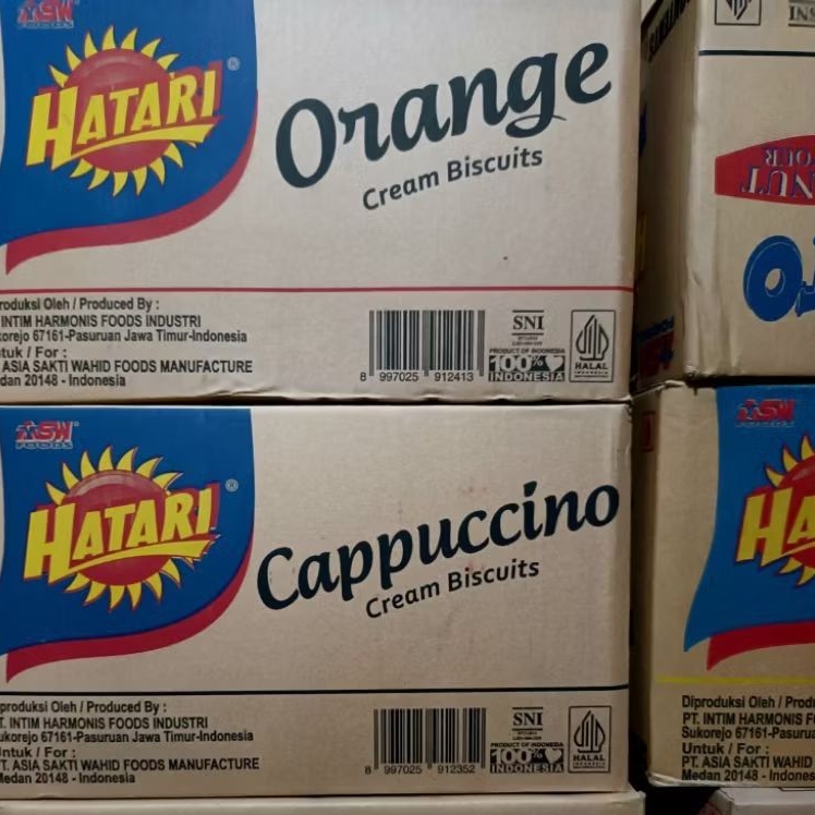 

HATARI 21 BISKUIT CREAM KARTON | 1 KARTON ISI 21PCS
