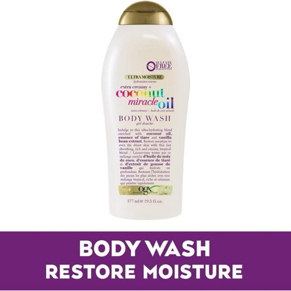 OGX Extra Creamy + Coconut Miracle Oil Ultra Moisture Body Wash 557 ml