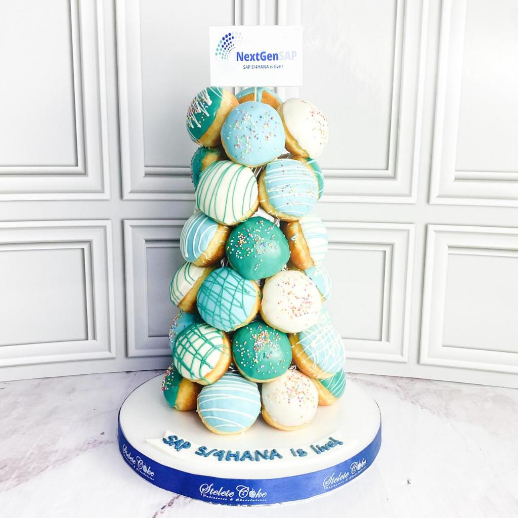 

Donat/Donat Ulang Tahun/Donat Cake/Kue Donat Tema Hijau/Green/Donat Tema Perusahaan