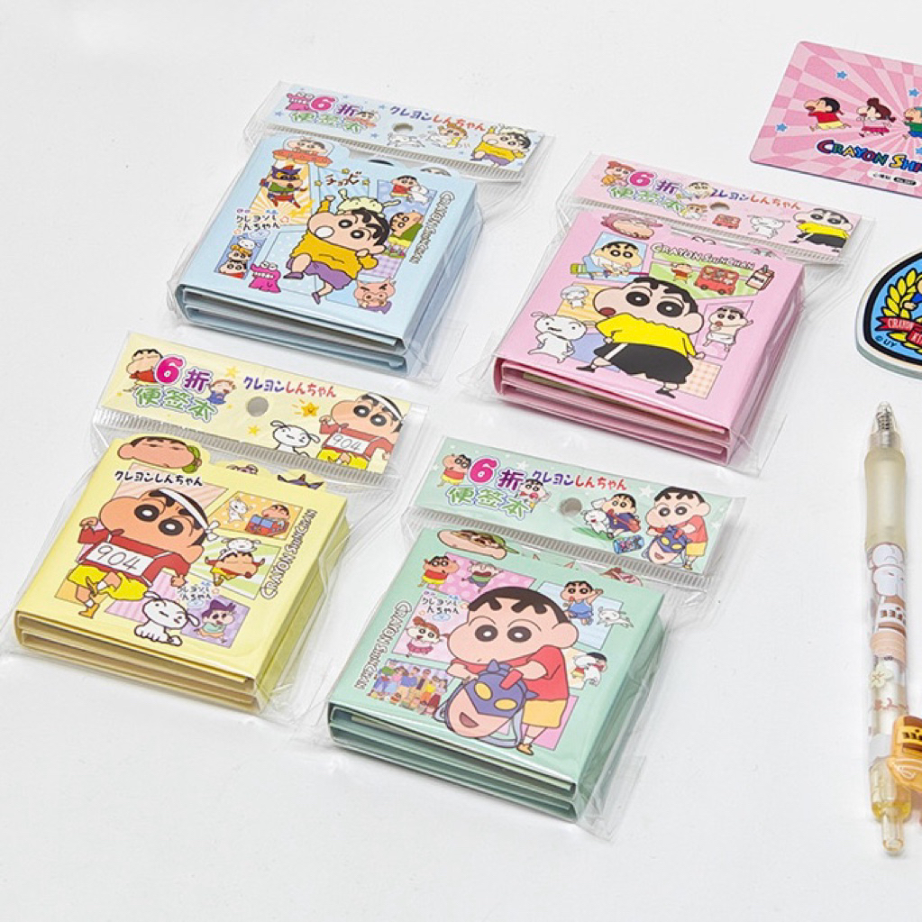 

crayon shinchan folding notes 6 sisi