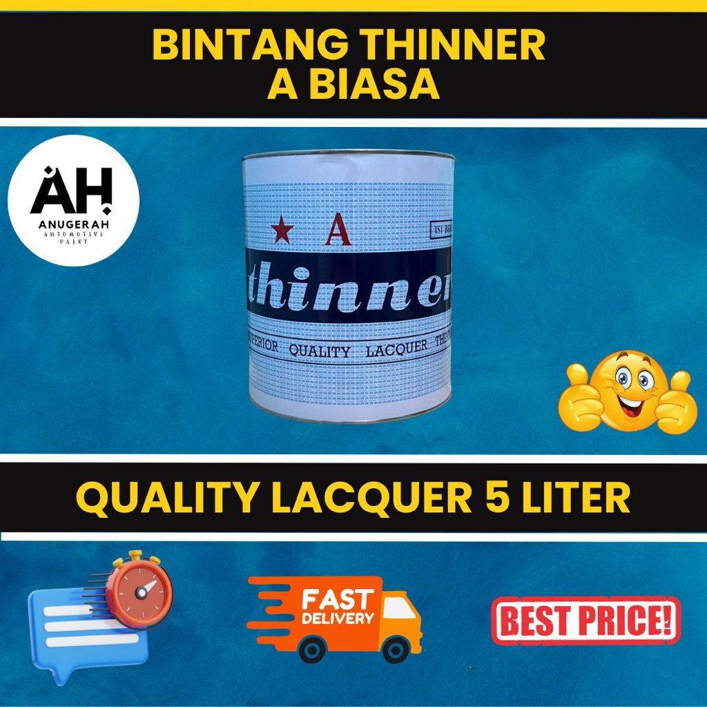Thinner Bintang A Biasa Galon (5 Liter)