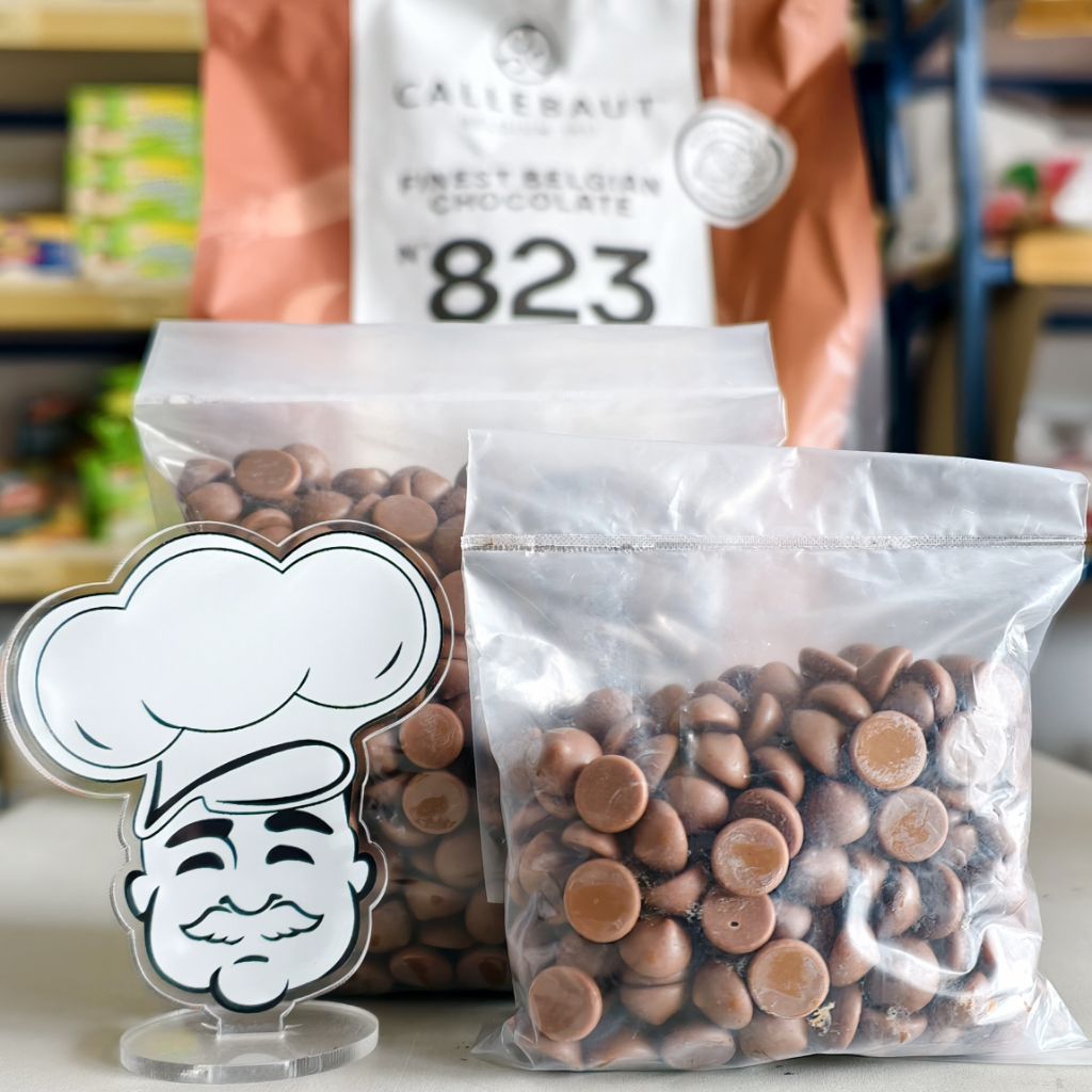 

Dark Milk Cokelat Callebaut 823 / Callebaut Dark Milk Chocolate 823 100Gr, 250Gr / Coklat Couverture Callebaut