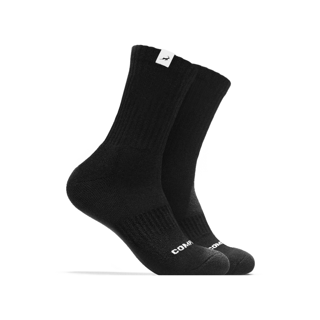 Sepatu Compass Socks Hi Black