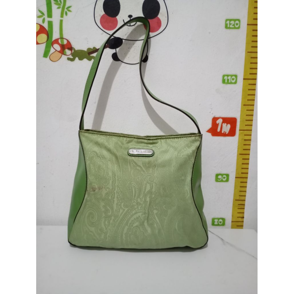 tas ketek sholder bag nilon mix kulit asli etro murah