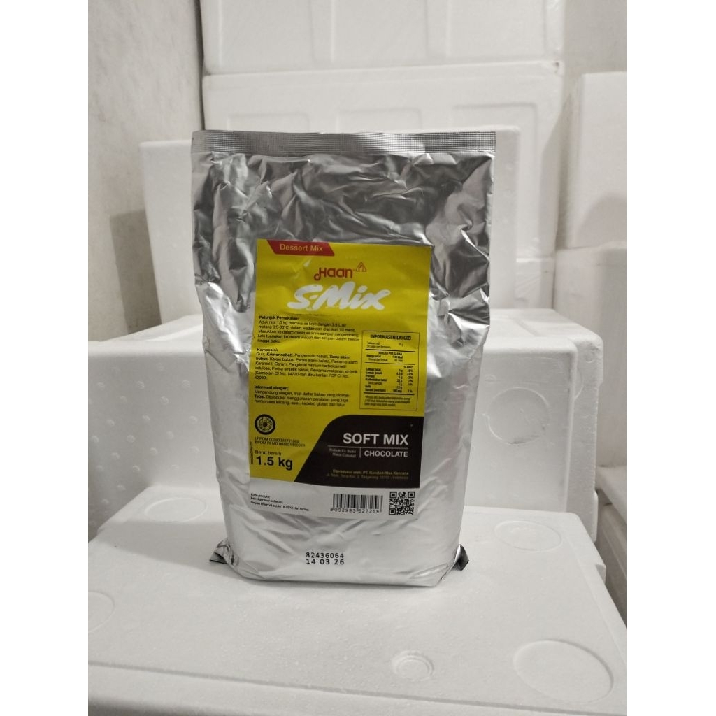 Bahan ice cream merk Haan 1,5kg