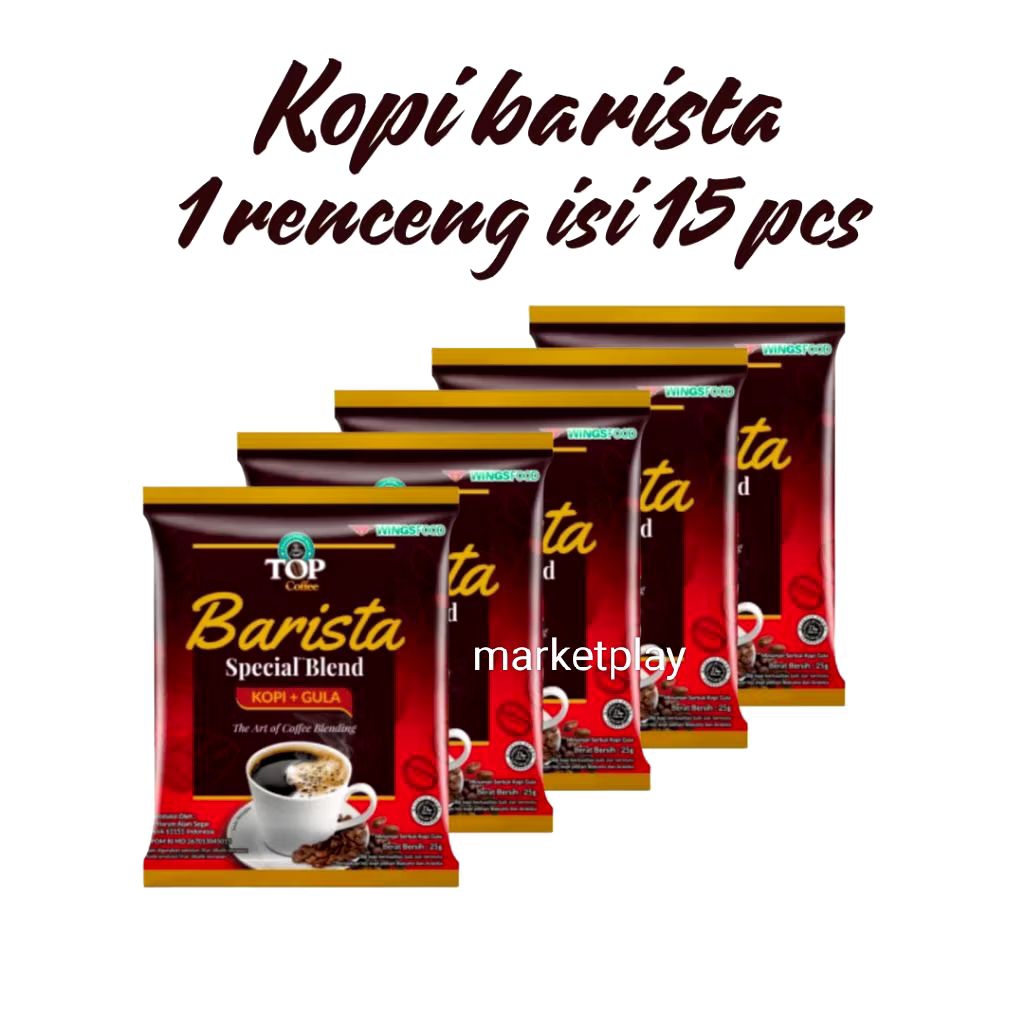 

TOP COFFE BARISTA 1renceng isi15pcs