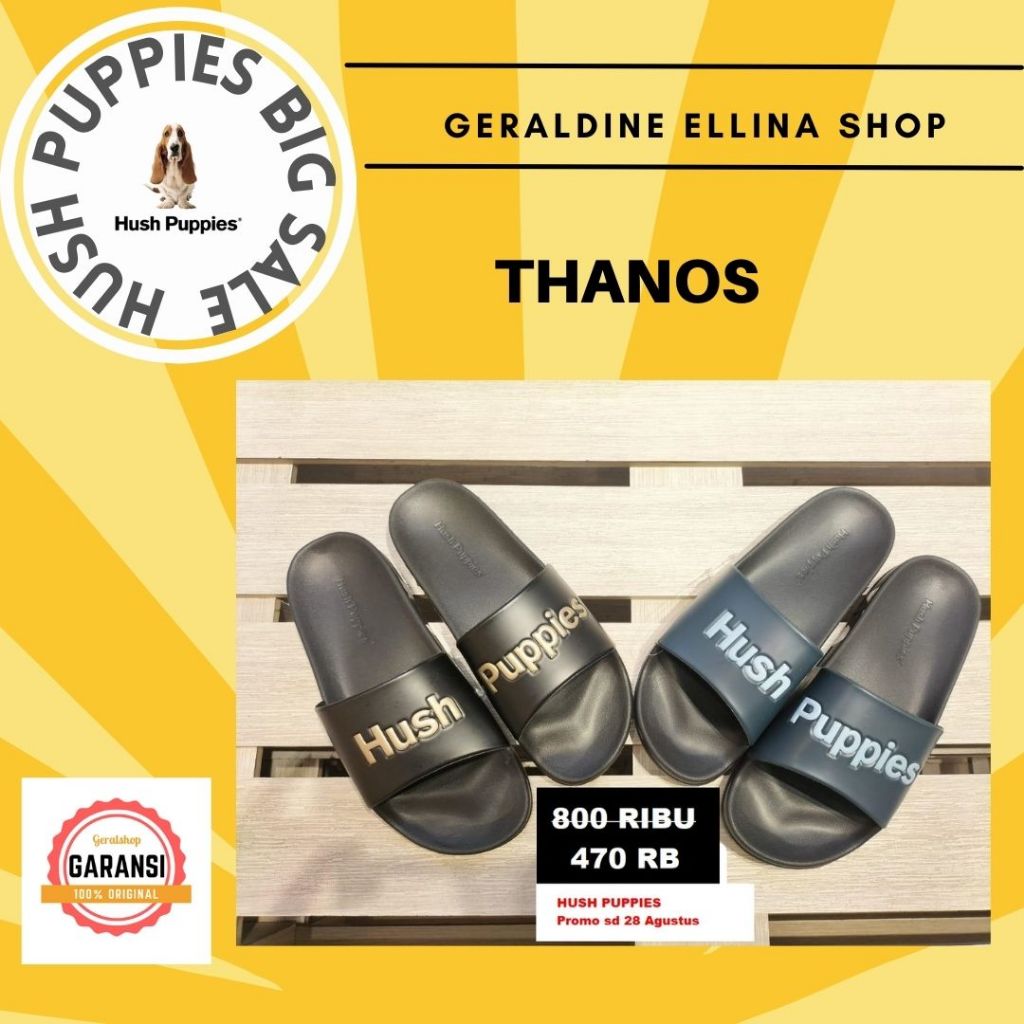 Sandal Pria Hush Puppies 100% Original Seri THANOS