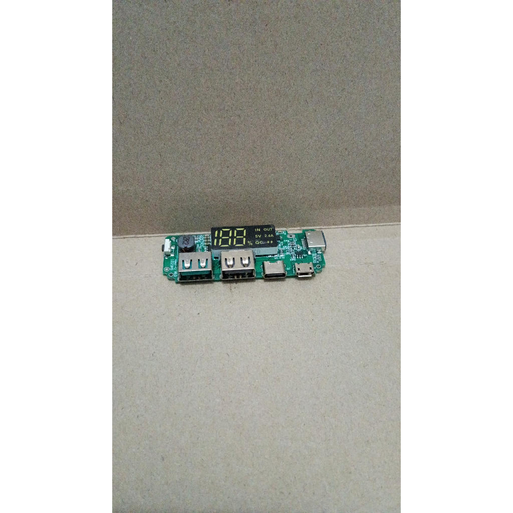 8287 kit module modul powerbank power bank type c dual usb display