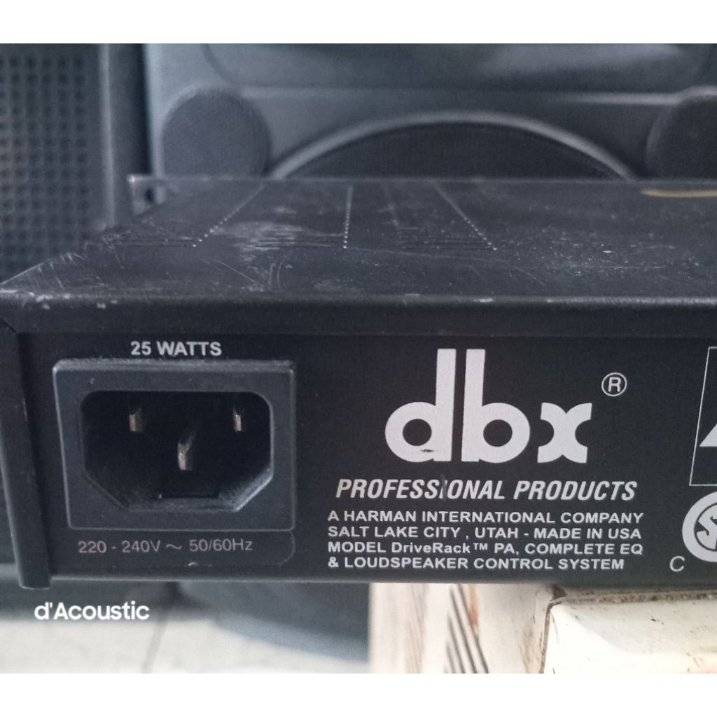 DLMS DBX DriveRack PA original USA