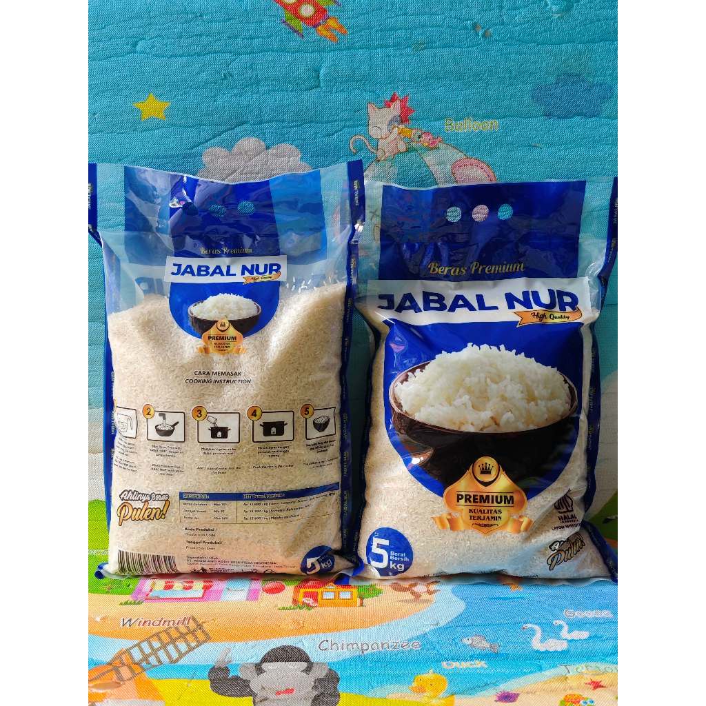 

Beras Jabal Nur Beras 5kg Premium dan Pulen Berkualitas Tinggi