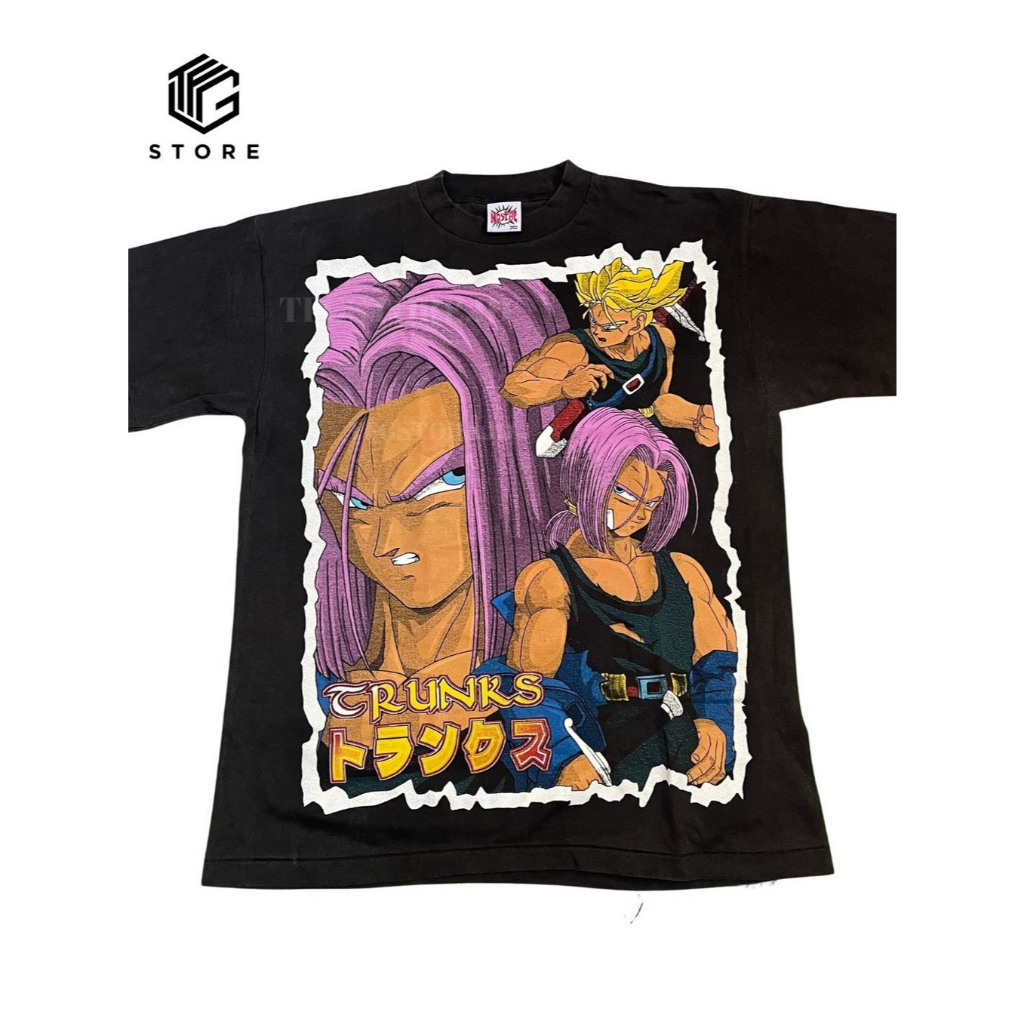 Dragon Ball Z Trunks Goku Vegeta Japan Anime Tshirt Manga Tee Bootleg Premium Kaos XL