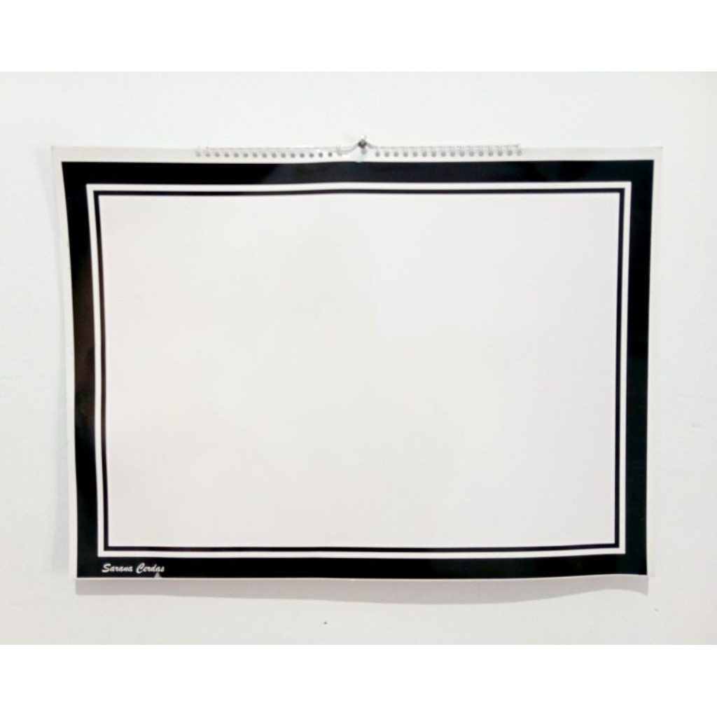 PAPAN TULIS KERTAS, WHITE BOARD,32,5X50 CM,ISI 3 LEMBAR BOLAK BALIK,6 HALAMAN, PAPAN TULIS MULTI FUN
